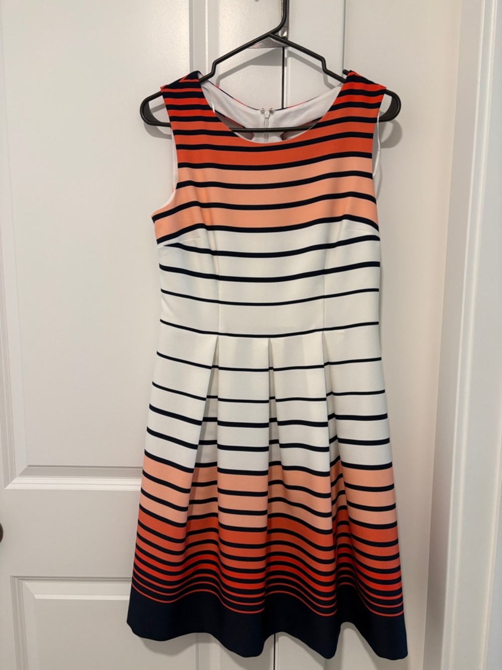 Studio One New York Striped Fit & Flare Dress